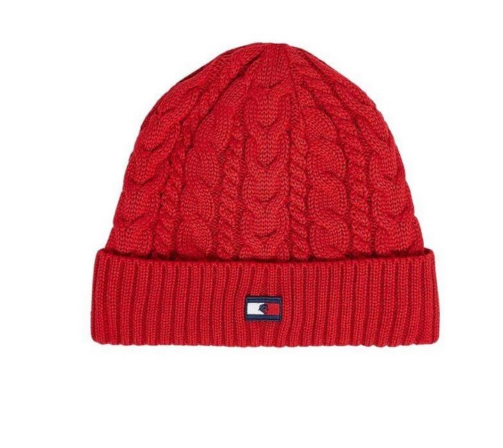 TOMMY HILFIGER BONNETS CAPPELLO ROSSO Mixte rouge