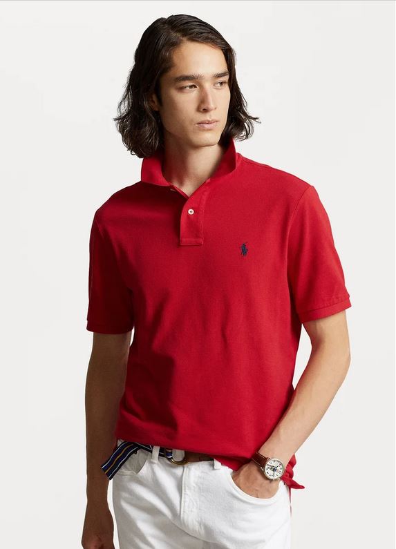 RALPH LAUREN Polo Homme Classic rouge petit logo
