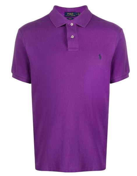 RALPH LAUREN Polo Homme Classic violet petit logo