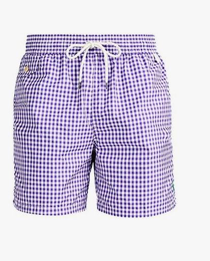 RALPH LAUREN SHORT DE BAIN Homme TRAVELER SWIMWEAR TRUNK violet