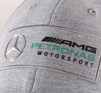 PUMA MERCEDES AMG Petronas Motorsport Casquette gris racing F1