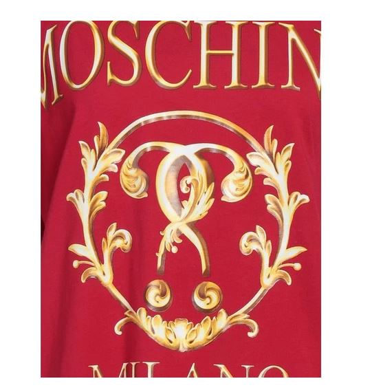 MOSCHINO HAUT Femme Embroidered Rouge
