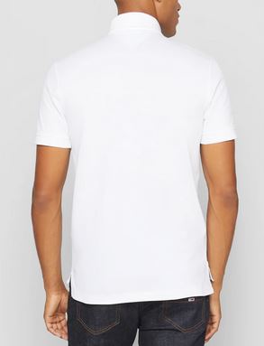 TOMMY HILFIGER Polo Homme manche courte blanc