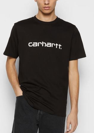 CARHARTT T-SHIRT Noir Homme Wip Script