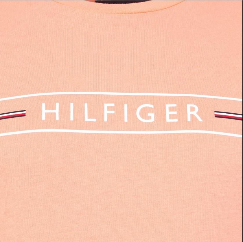 TOMMY HILFIGER T-SHIRT Homme CORP HILFIG orange