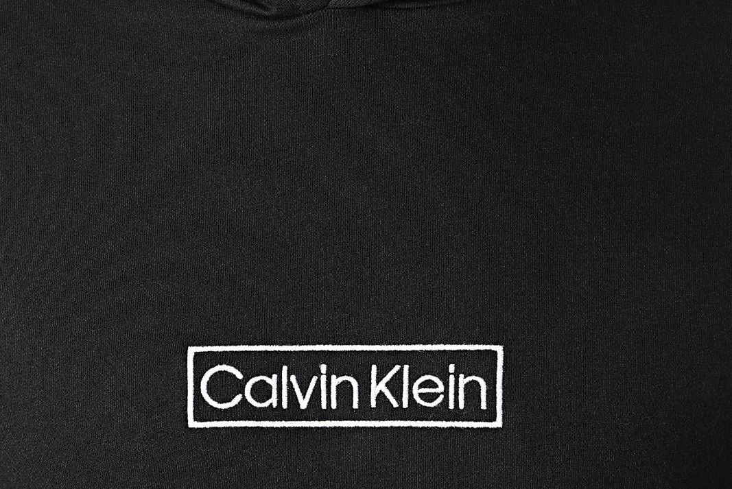 CALVIN KLEIN SWEAT A CAPUCHE Homme sleepwear noir