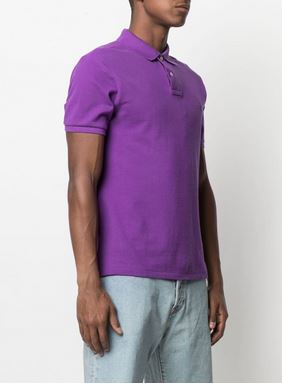 RALPH LAUREN Polo Homme Classic violet petit logo