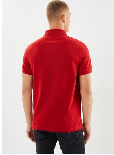TOMMY HILFIGER Polo Homme Classic slim fit rouge