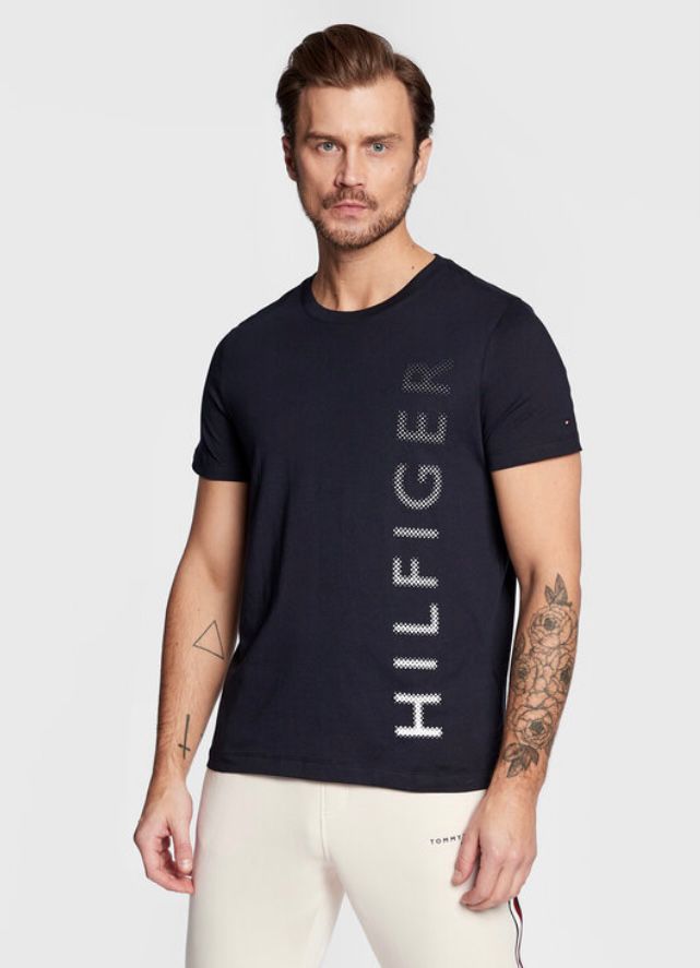 TOMMY HILFIGER T-SHIRT Homme mid rise Marine