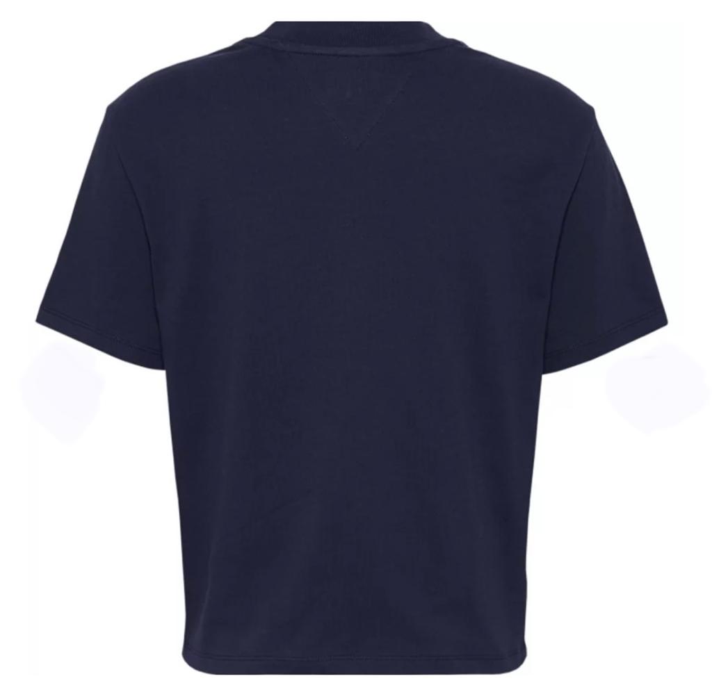 TOMMY JEANS HAUT Femme marine TJW outline logo tee