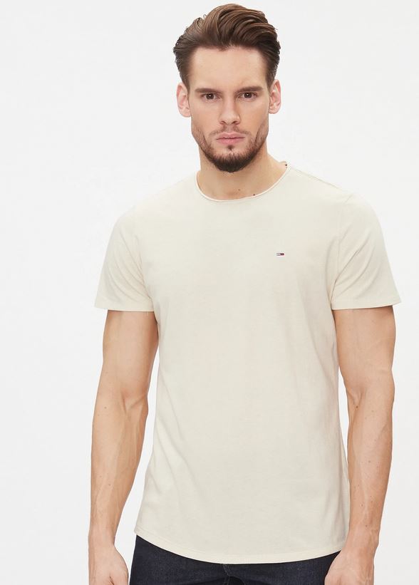 TOMMY JEANS T-SHIRT XSLIM Homme beige