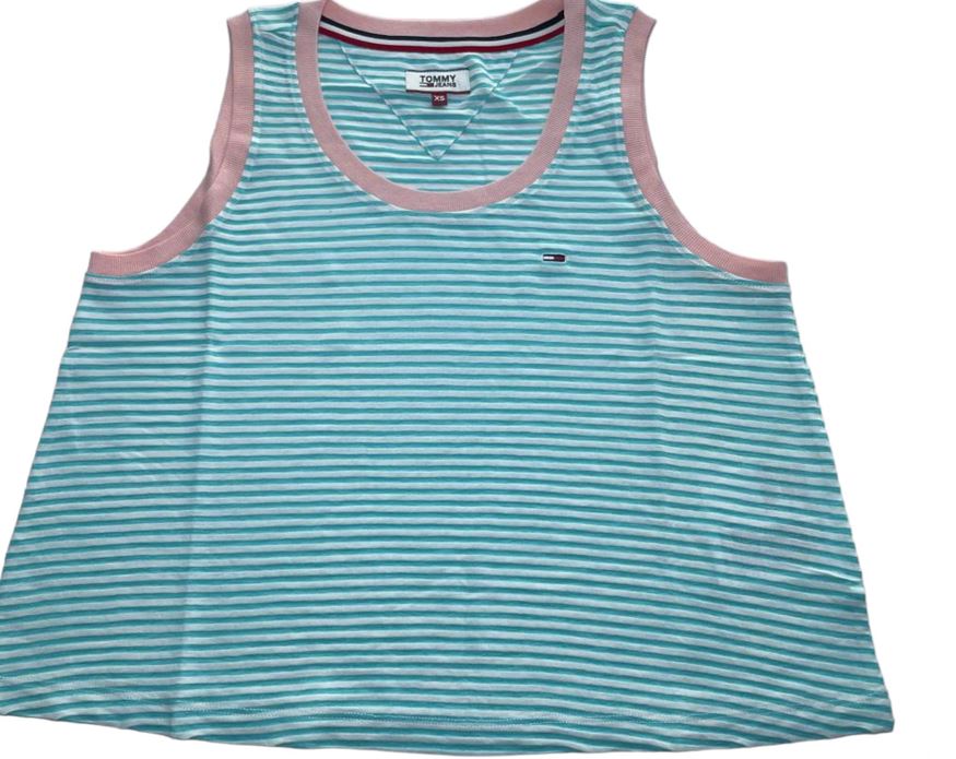 TOMMY JEANS Haut Femme summer tank Vert