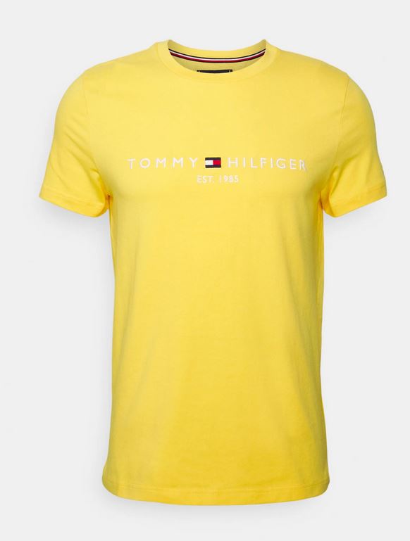 TOMMY HILFIGER T-SHIRT Homme est 1985 Jaune