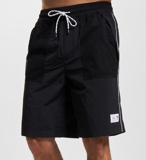 TOMMY JEANS Short Homme TJM Mesh Basketball Noir