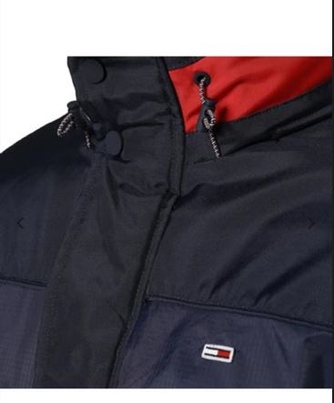 TOMMY JEANS Blouson Homme Branded Collar Marine