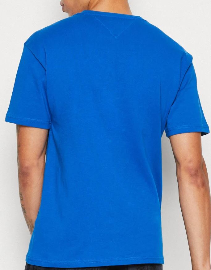 TOMMY JEANS T-SHIRT Homme Badge Bleu