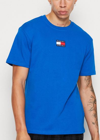 TOMMY JEANS T-SHIRT Homme Badge Bleu