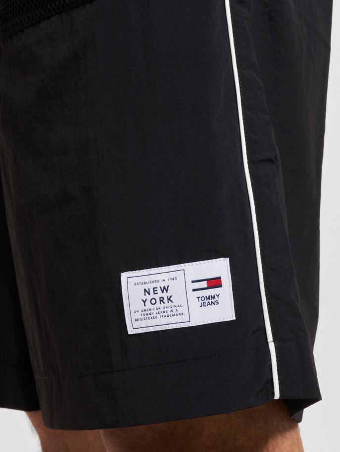 TOMMY JEANS Short Homme TJM Mesh Basketball Noir
