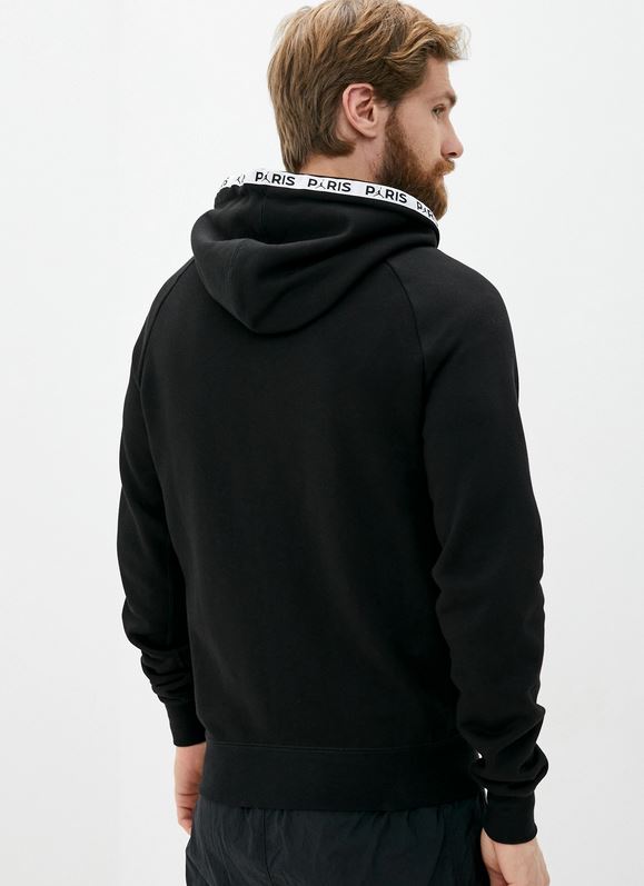 JORDAN X PSG GILET a CAPUCHE Homme noir