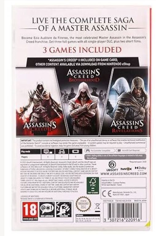 SWITCH Assassins Creed The Ezio Collection
