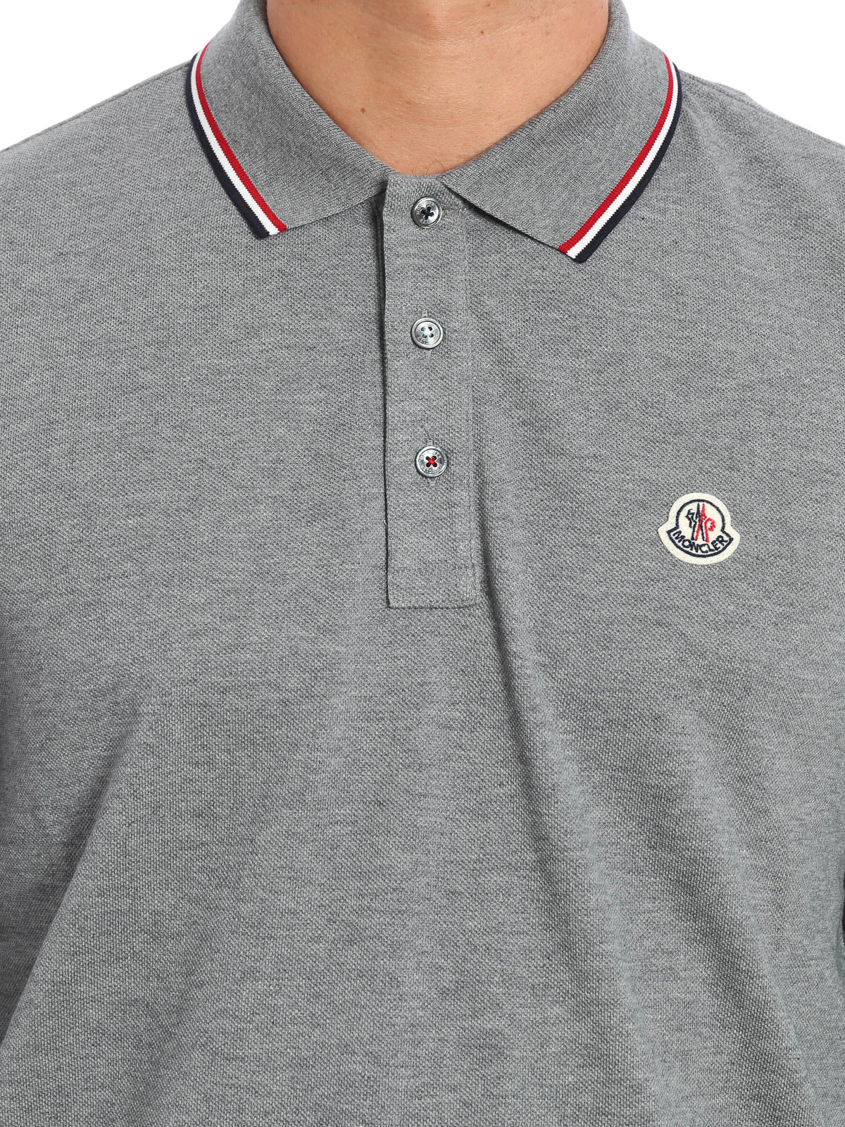 MONCLER Polo Homme Gris collection