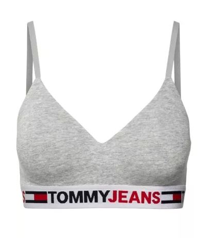 Tommy Jeans Femme Brassière à bonnets coqués moulés gris M