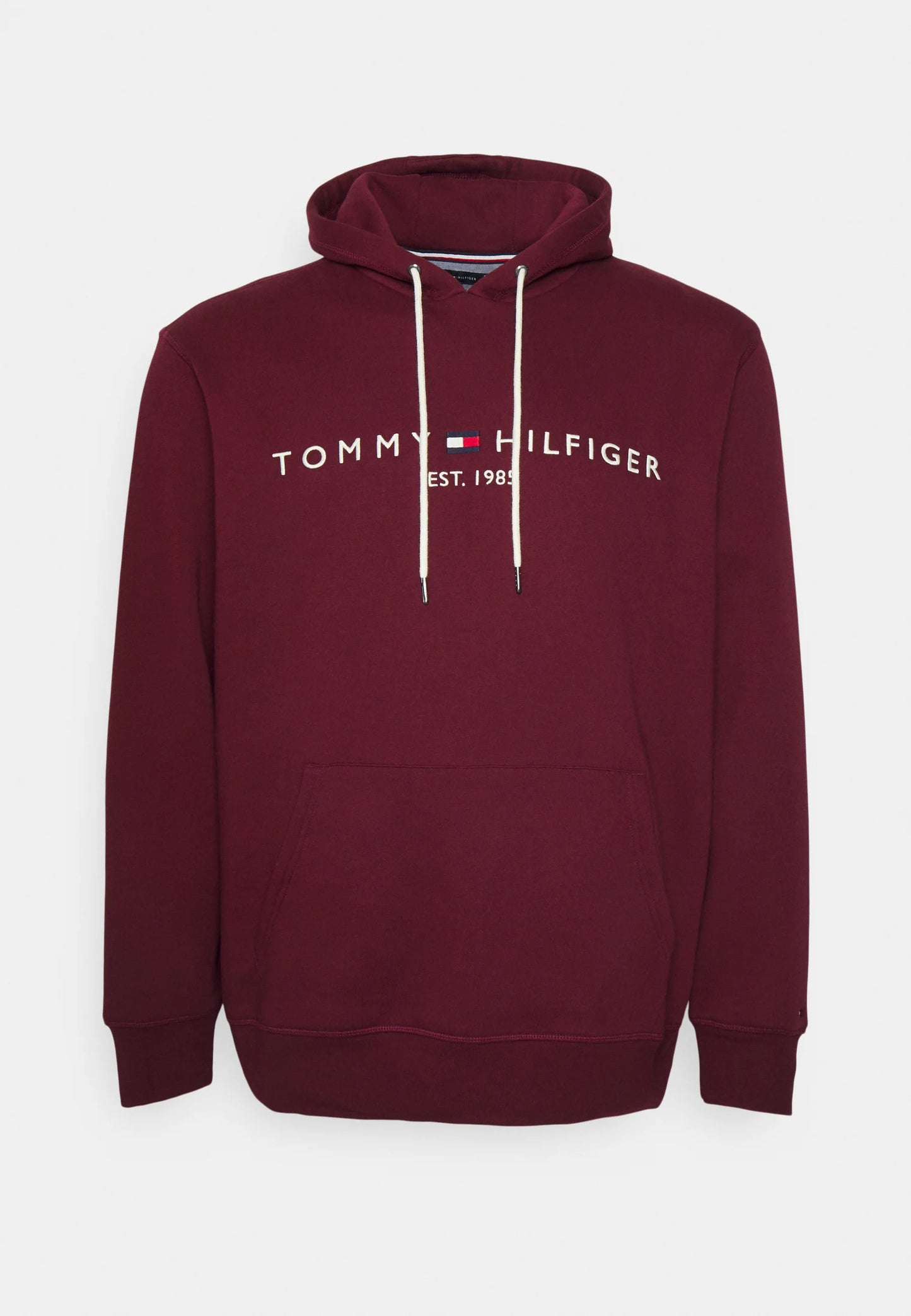 TOMMY HILFIGER SWEAT A CAPUCHE Homme Deep Bordeaux est 1985