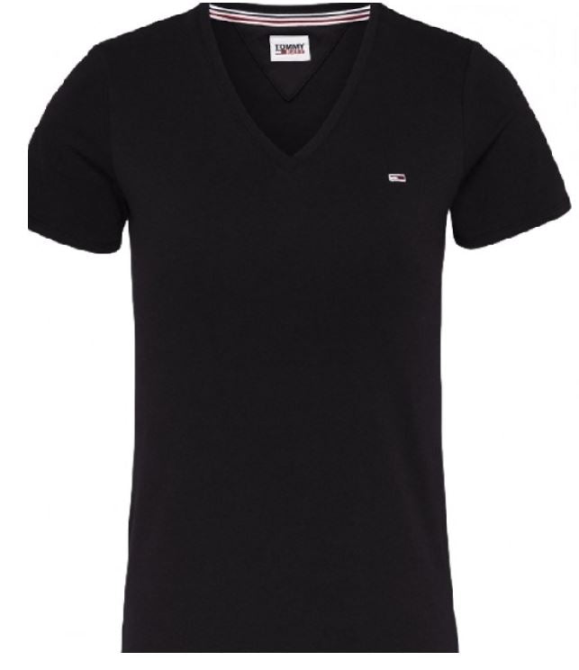 Tommy Jeans Haut Femme Noir col V