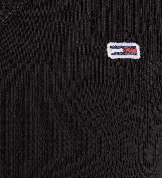 Tommy Jeans Haut Femme Noir col V