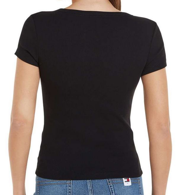 Tommy Jeans Haut Femme Noir col V