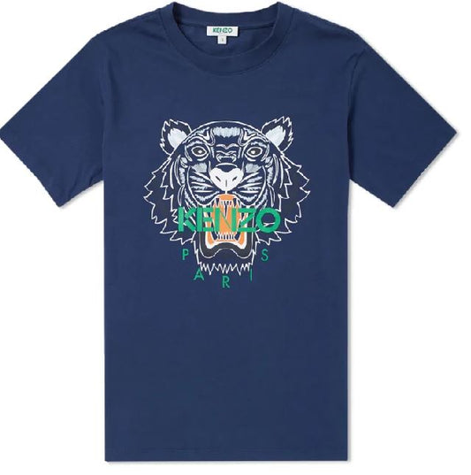 KENZO T-SHIRT Homme Tigre  Marine