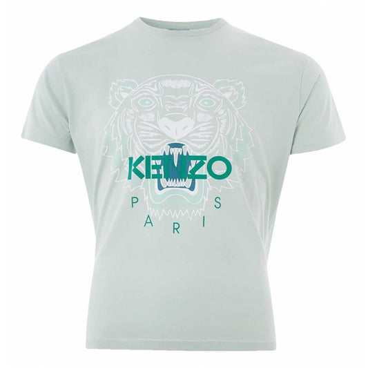 KENZO T-SHIRT Homme Tigre vert pale