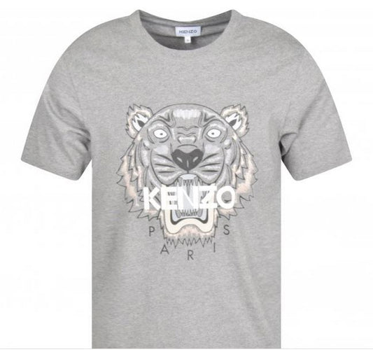 KENZO T-SHIRT Homme Tigre Gris