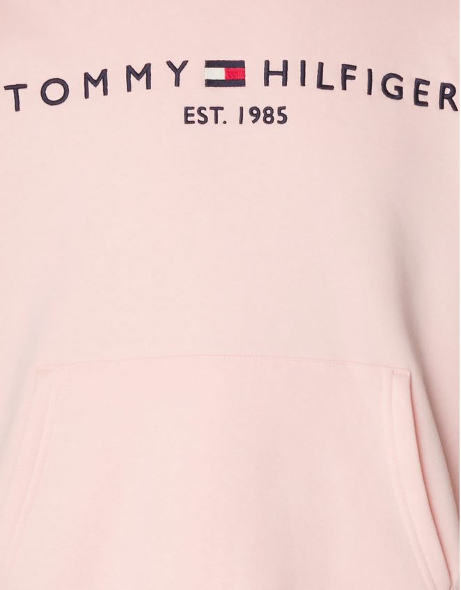 TOMMY HILFIGER SWEAT A CAPUCHE  Homme Rose est 1985