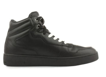 Calvin Klein jeans BASKETS Mid Laceup logo homme noir