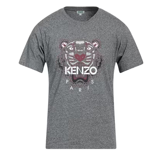 KENZO T-SHIRT Homme Tigre Gris fonce