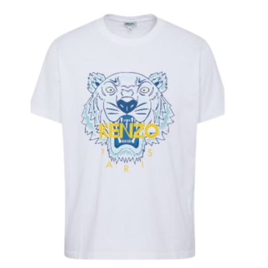 KENZO T-SHIRT Homme Tigre Blanc