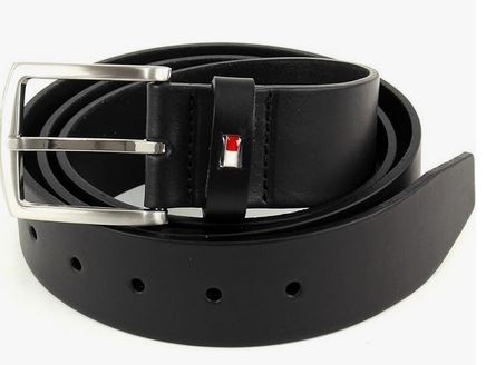 Tommy Hilfiger Homme ceinture noir New Denton 90cm