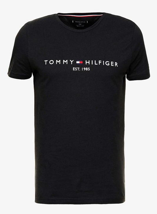 TOMMY HILFIGER T-SHIRT Homme est 1985 Noir