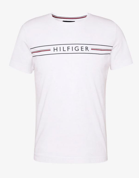 TOMMY HILFIGER T-SHIRT Homme Corp tee Blanc