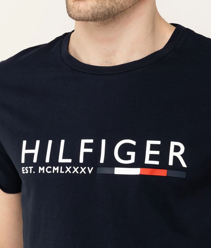 TOMMY HILFIGER T-SHIRT Homme MCMLXXV Marine