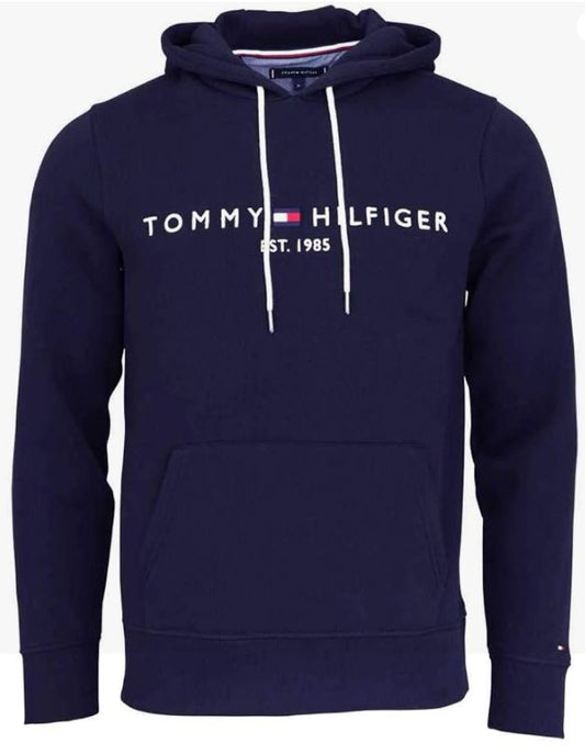 TOMMY HILFIGER SWEAT A CAPUCHE  HOODY  Homme Marine, est 1985